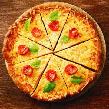 Pizza del menú
